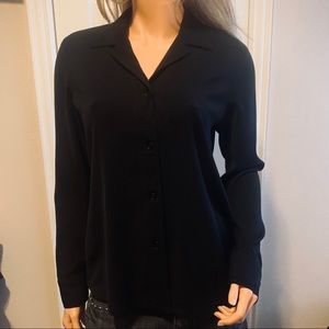 Ellen Tracy Company Black Blouse - Sz 4